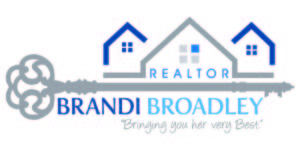 Brandi Broadly Realtor logo, Bringing you her very best